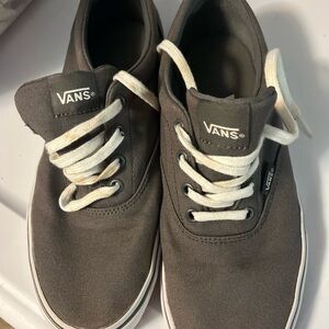 Vans Gray Canvas Sneakers